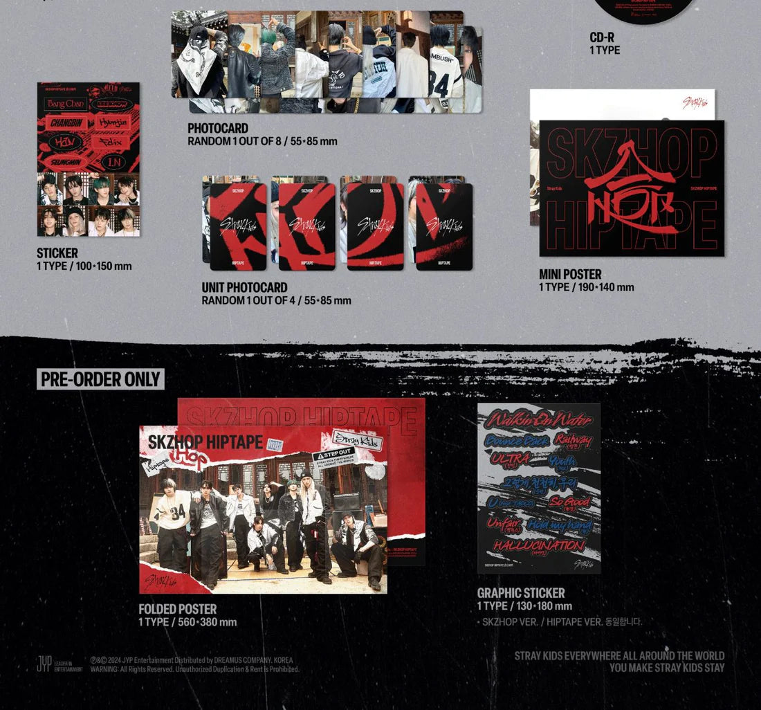STRAY KIDS - SKZHOP HIPTAPE ‘合 (HOP)’ (SKZHOP VER.)