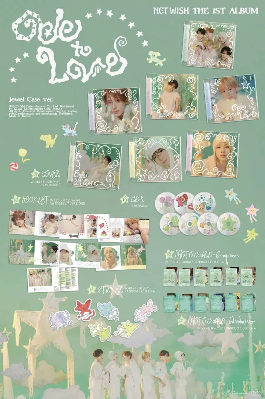 NCT WISH - ODE TO LOVE (JEWEL CASE VER.)
