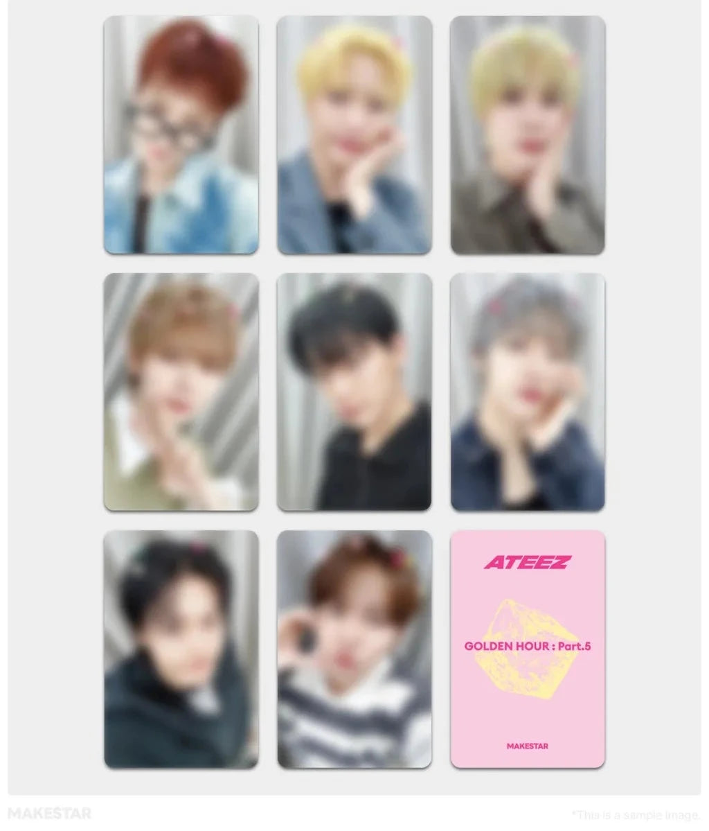 ATEEZ - GOLDEN HOUR PART. 5 pocaalbum ver. + MAKESTAR LUCKY DRAW