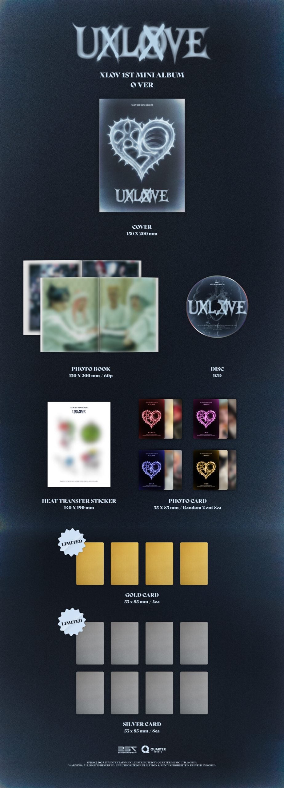 XLOV – 1st Mini Album UXLXVE