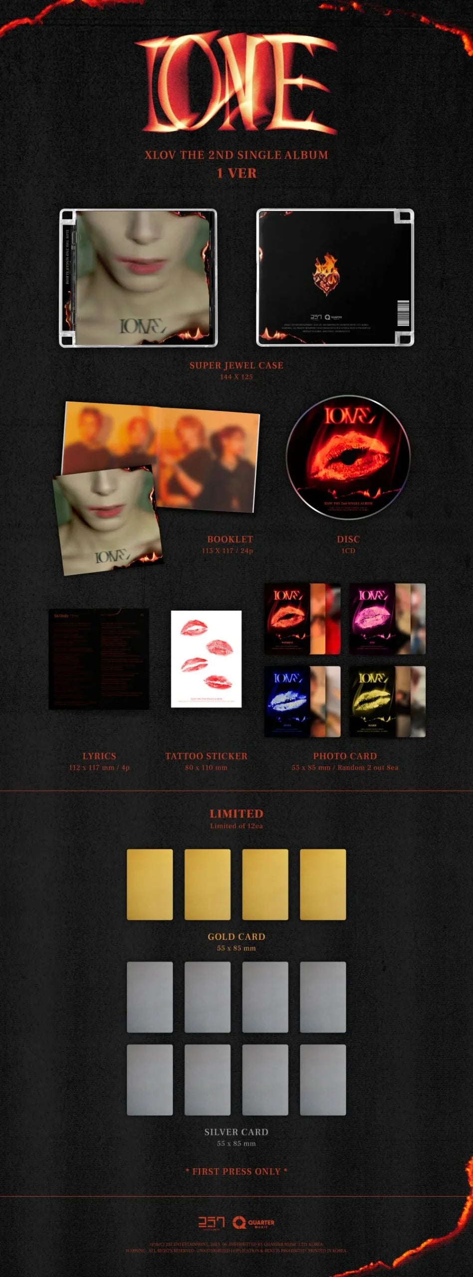 XLOV – 2nd Single I ONE