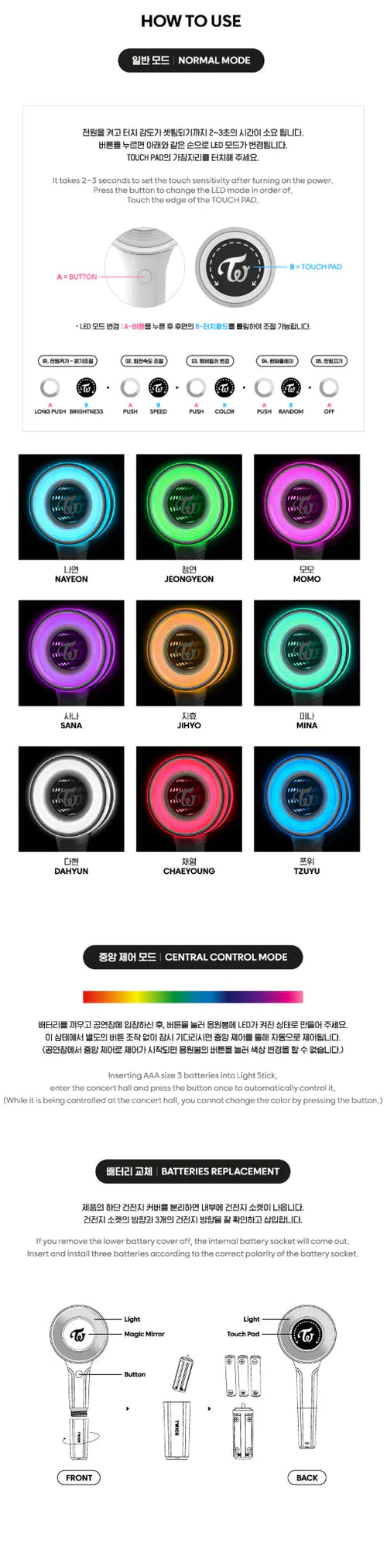 TWICE - CANDYBONG ∞ Official lighstick