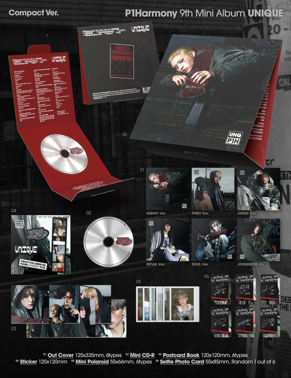 P1HARMONY – UNIQUE compact ver. (PRE-ORDER)