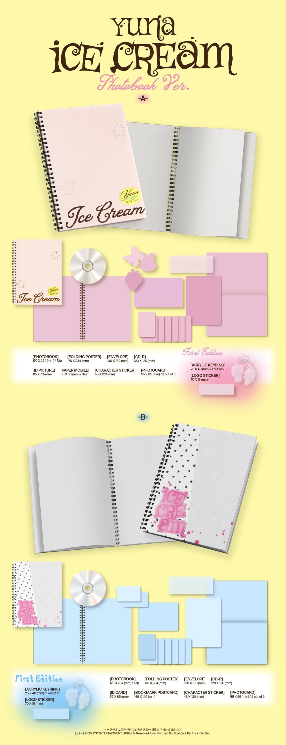YUNA – ICE CREAM Photobook ver. (PRE-ORDER)