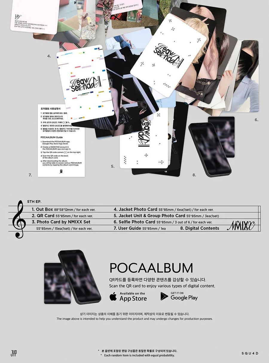 NMIXX - HEAVY SERENADE POCA ALBUM ver. (PRE-ORDER) random