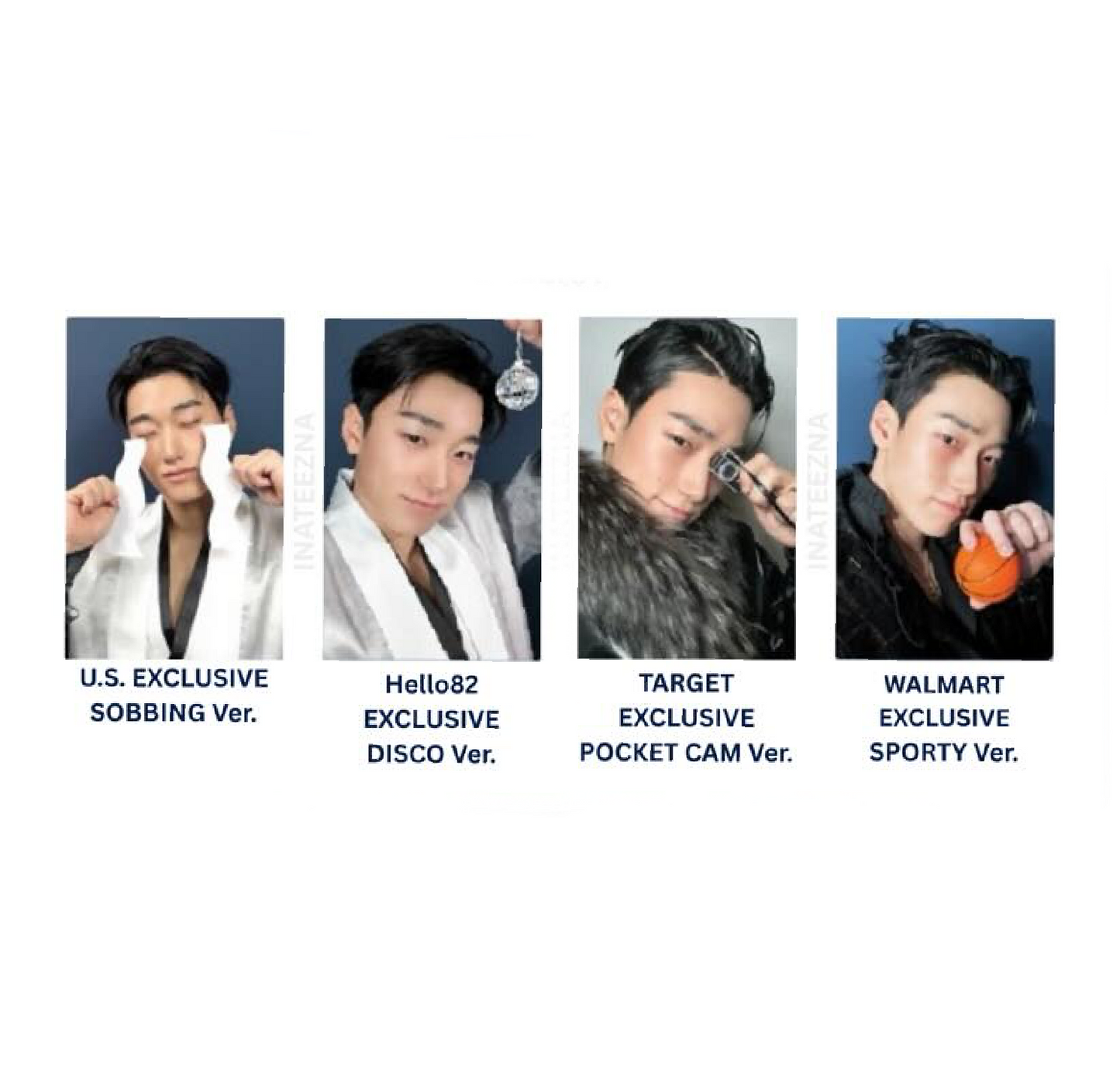 ATEEZ - SAN photocards hello82 target ver.
