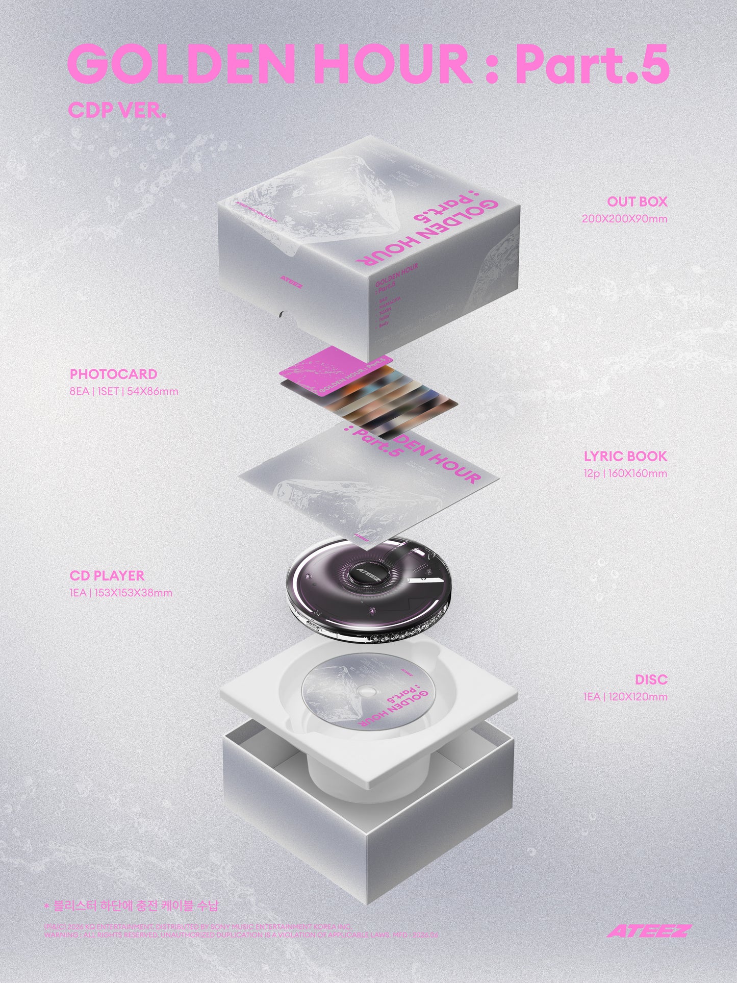 ATEEZ - GOLDEN HOUR PART. 5 (CDP VER)
