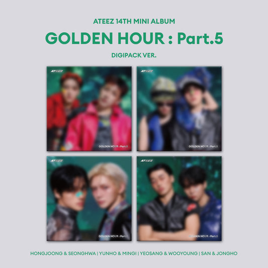 ATEEZ - GOLDEN HOUR PART. 5 digipack ver.2 [JULY restock]
