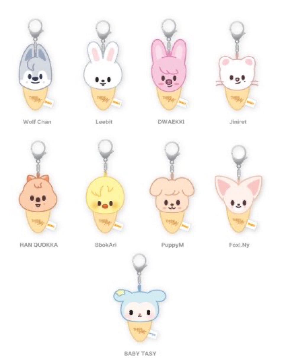 STRAY KIDS - PLUSH KEYRING ICECREAM ver.