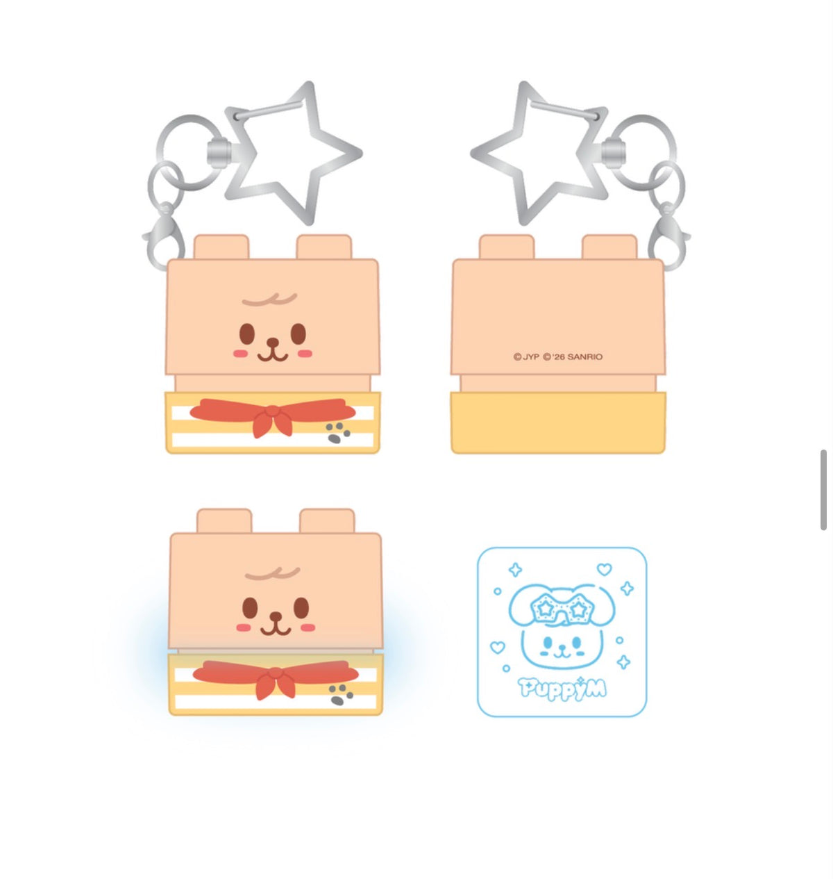 STRAY KIDS - SKZOO X SANRIO SECRET BLOCK STAMP [OCTOBER restock] (random)