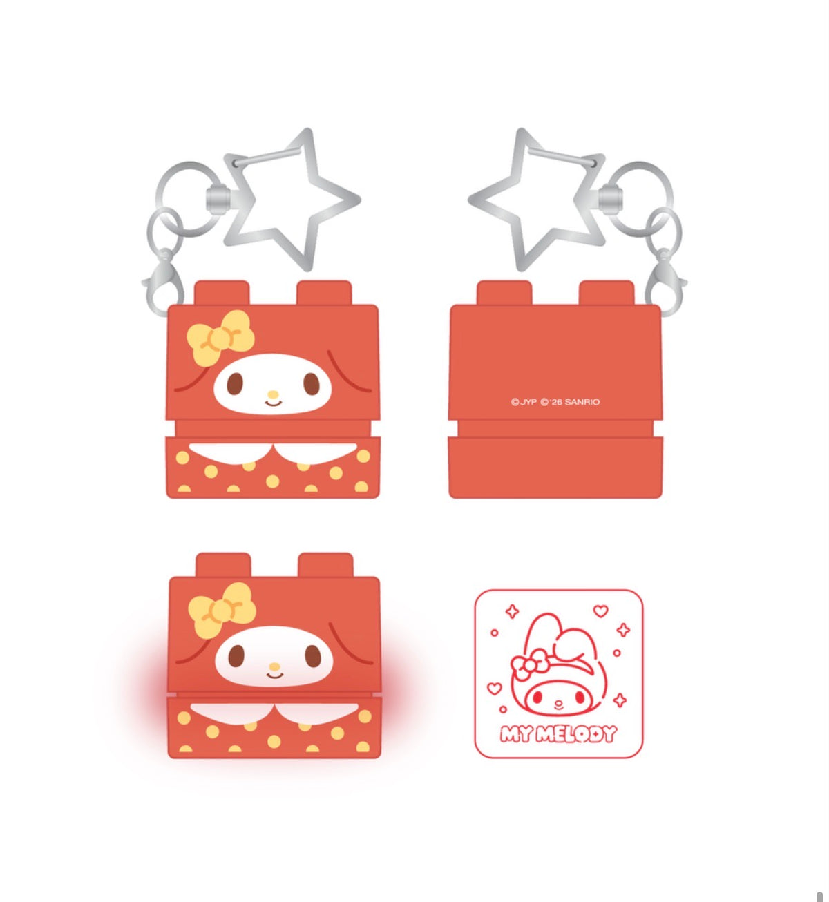 STRAY KIDS - SKZOO X SANRIO SECRET BLOCK STAMP [OCTOBER restock] (random)