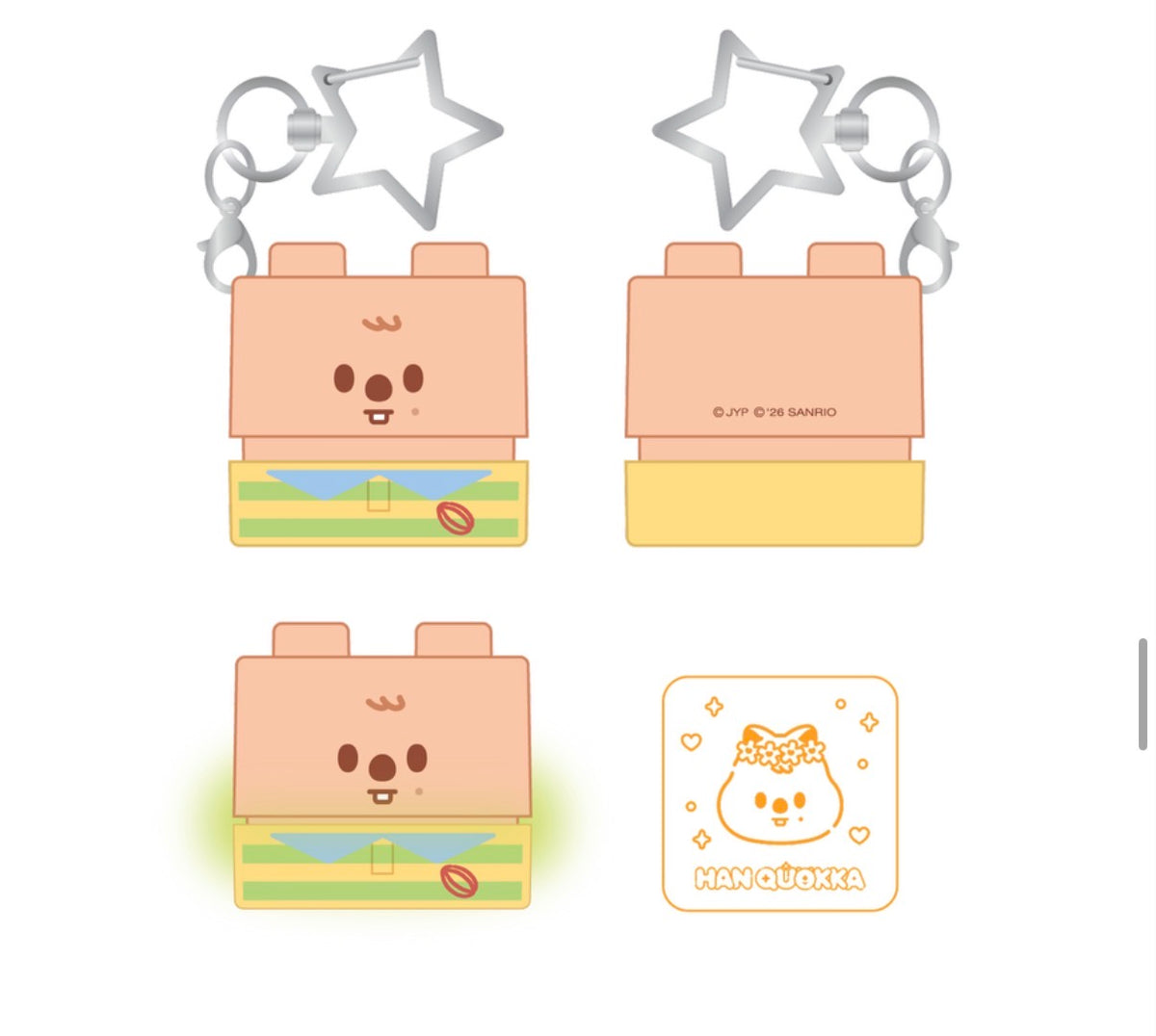 STRAY KIDS - SKZOO X SANRIO SECRET BLOCK STAMP [OCTOBER restock] (random)