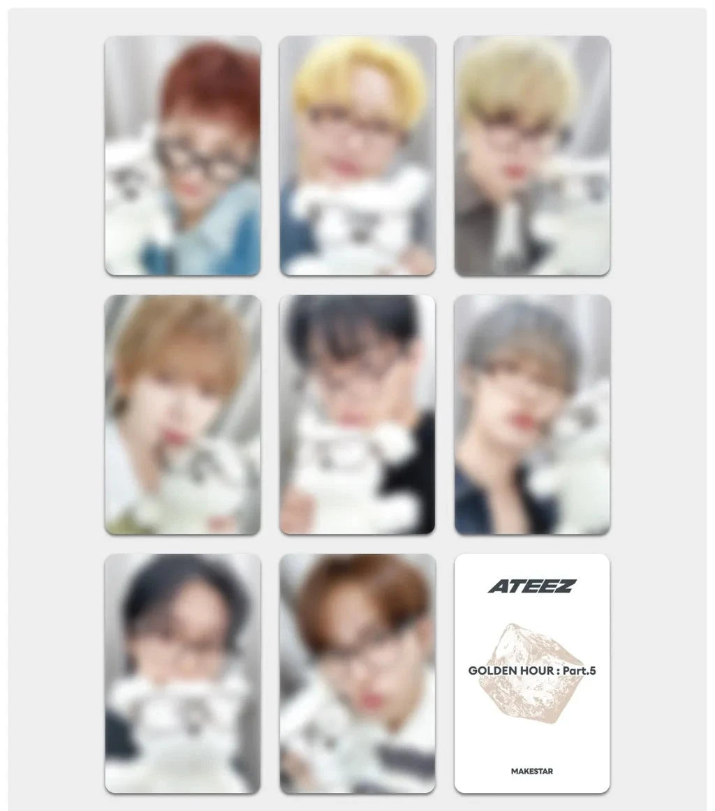 ATEEZ - GOLDEN HOUR PART. 5 pocaalbum ver. + MAKESTAR LUCKY DRAW