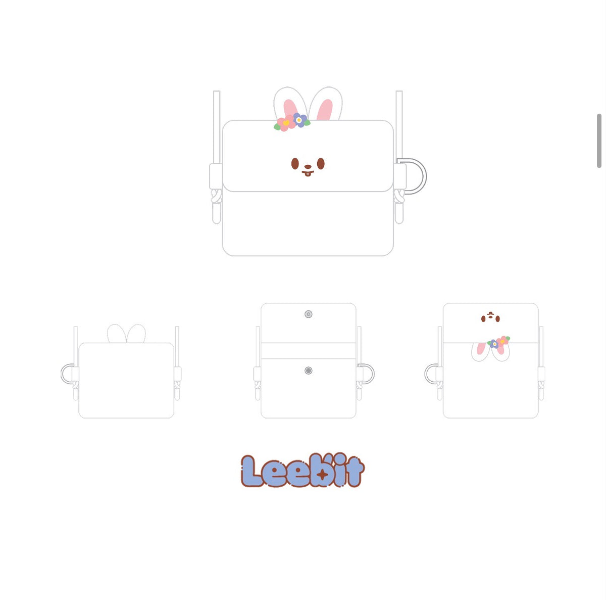 STRAY KIDS - SKZOO X SANRIO CARD WALLET CROSS BAG [OCTOBER restock]