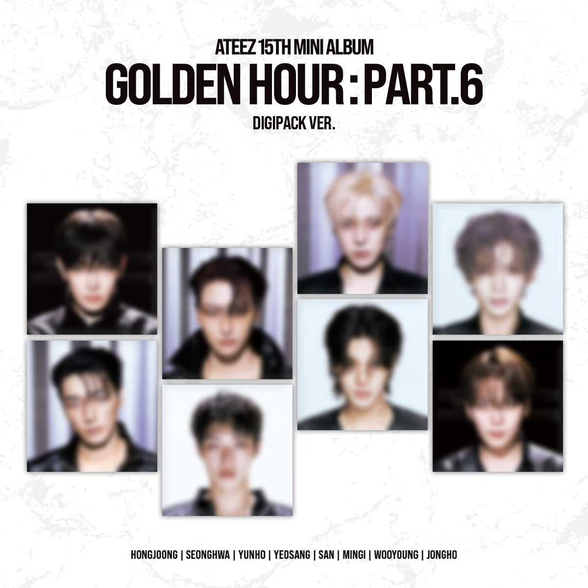 ATEEZ - GOLDEN HOUR PART : 6 DIGIPACK ver. + MAKESTAR PREORDER GIFT