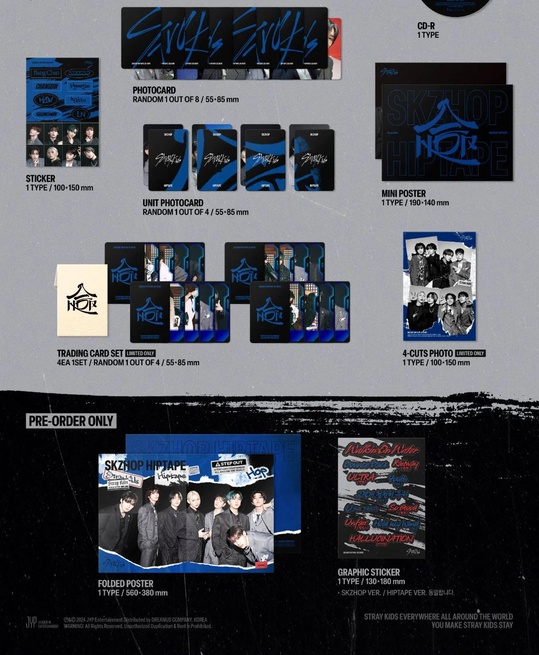 STRAY KIDS - SKZHOP HIPTAPE ‘合 (HOP)’ (HIPTAPE VER.) (LIMITED)