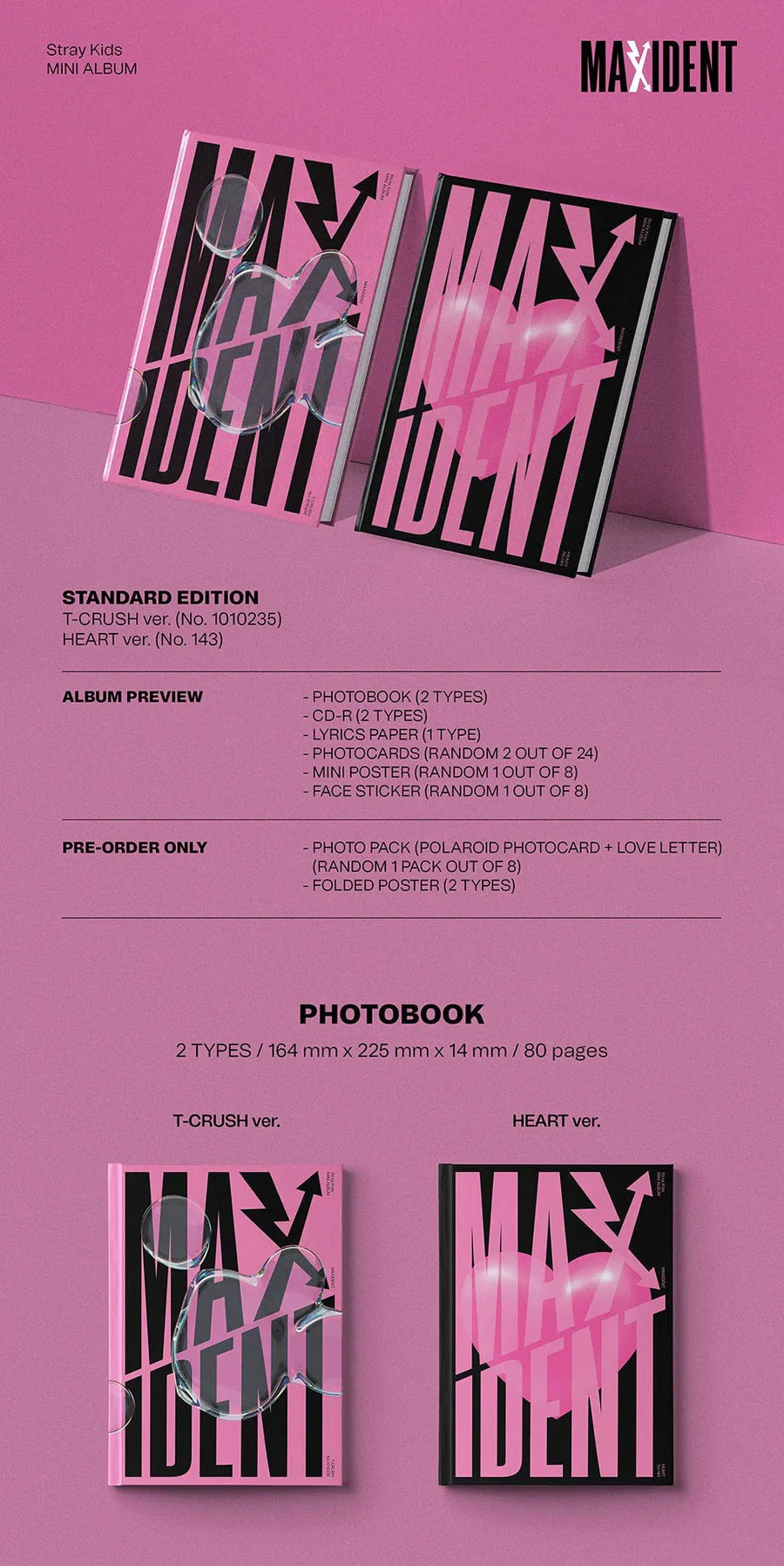 STRAY KIDS - MAXIDENT STANDARD VER.