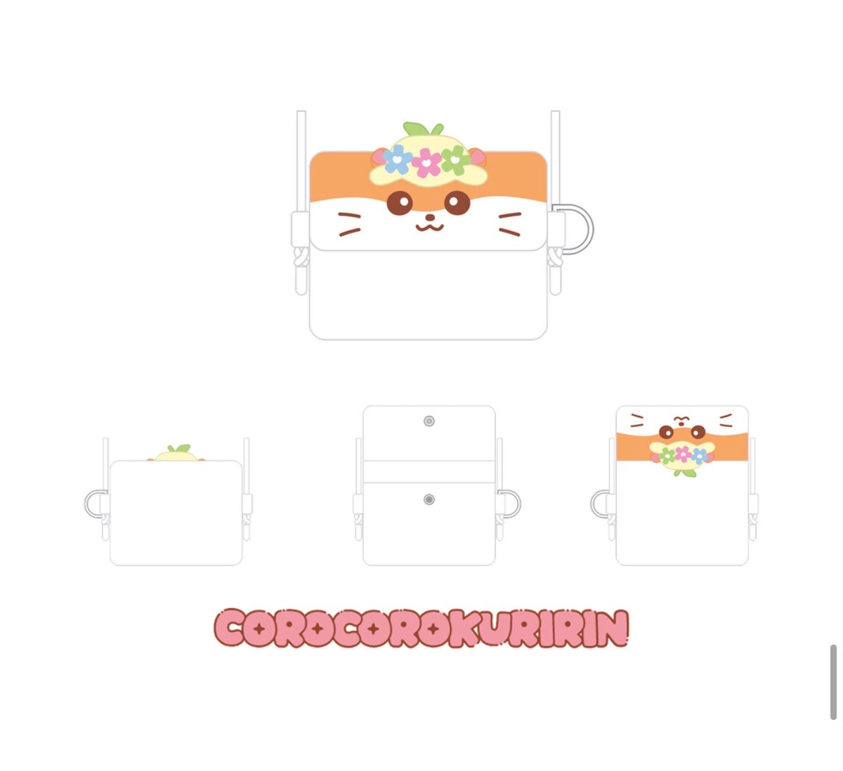STRAY KIDS - SKZOO X SANRIO CARD WALLET CROSS BAG [OCTOBER restock]