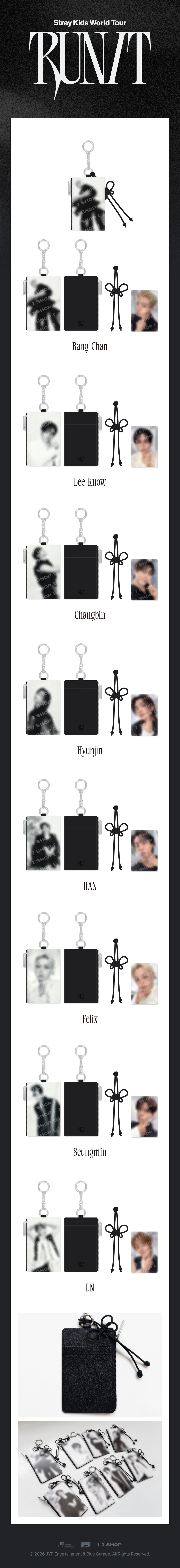 STRAY KIDS - CARD HOLDER KEYRING