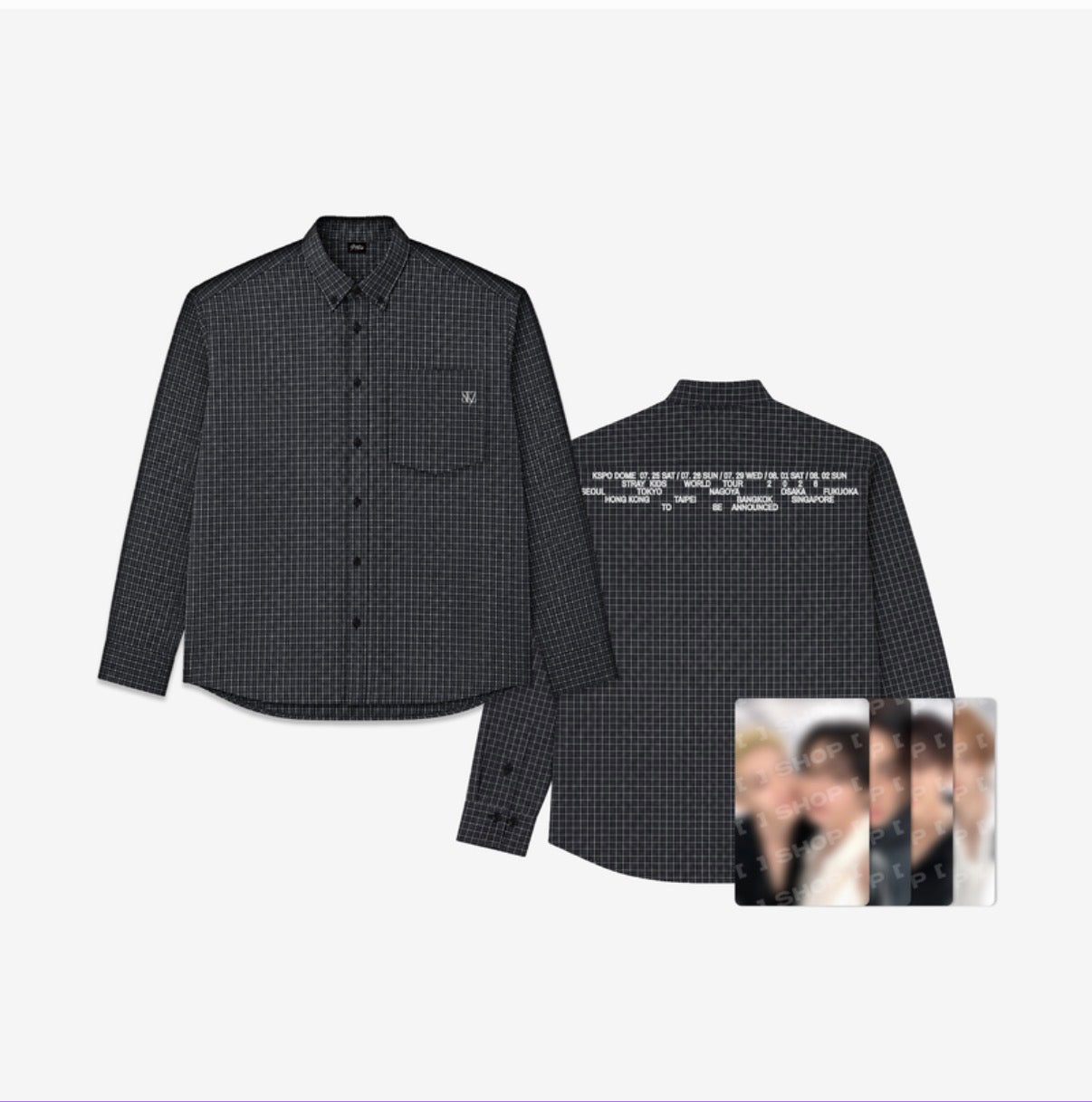STRAY KIDS - CHECK SHIRT