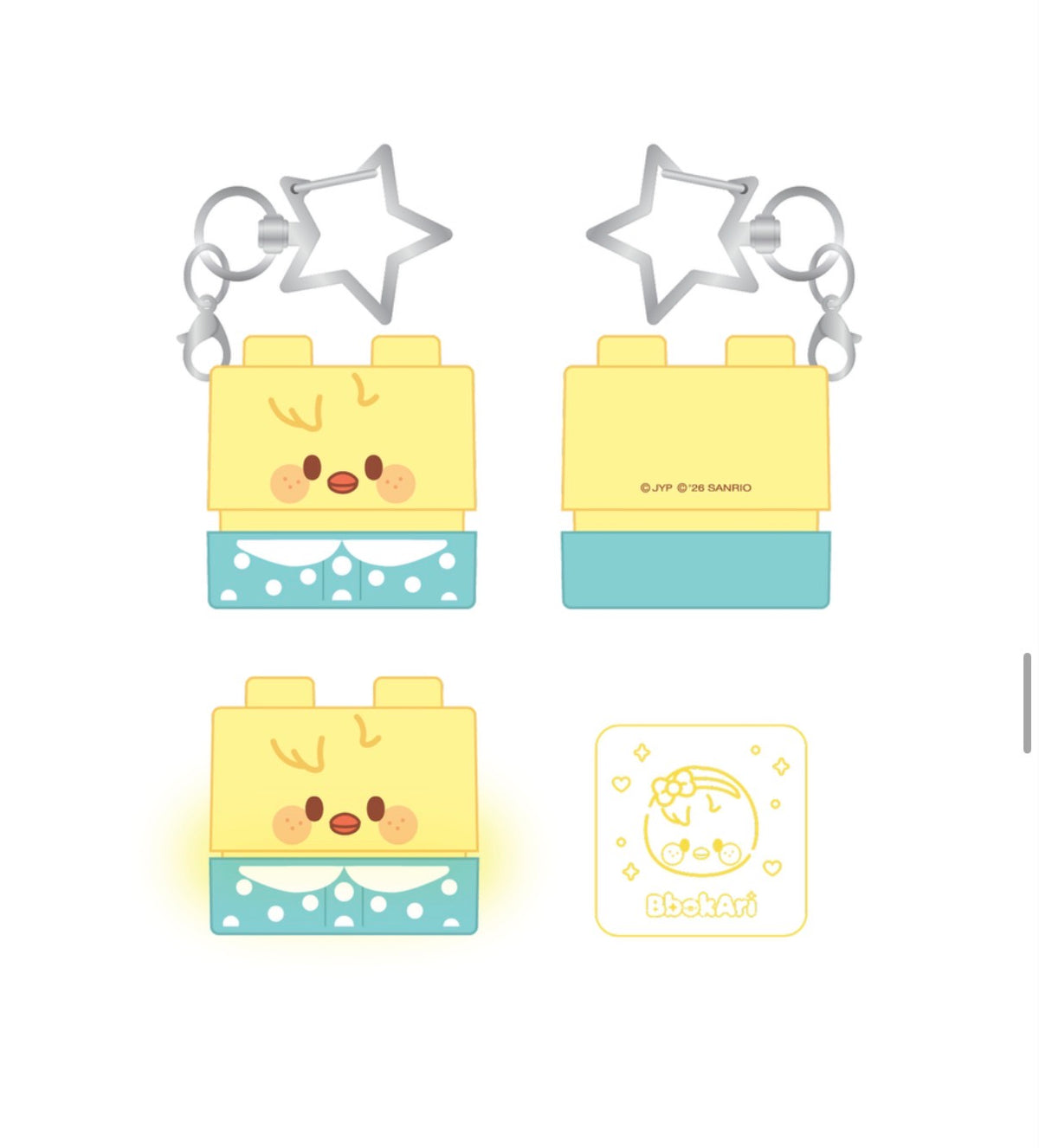 STRAY KIDS - SKZOO X SANRIO SECRET BLOCK STAMP [OCTOBER restock] (random)
