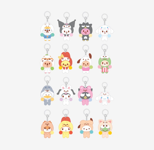 STRAY KIDS - SKZOO X SANRIO FIGURES KEYRING (random) [OCTOBER restock]