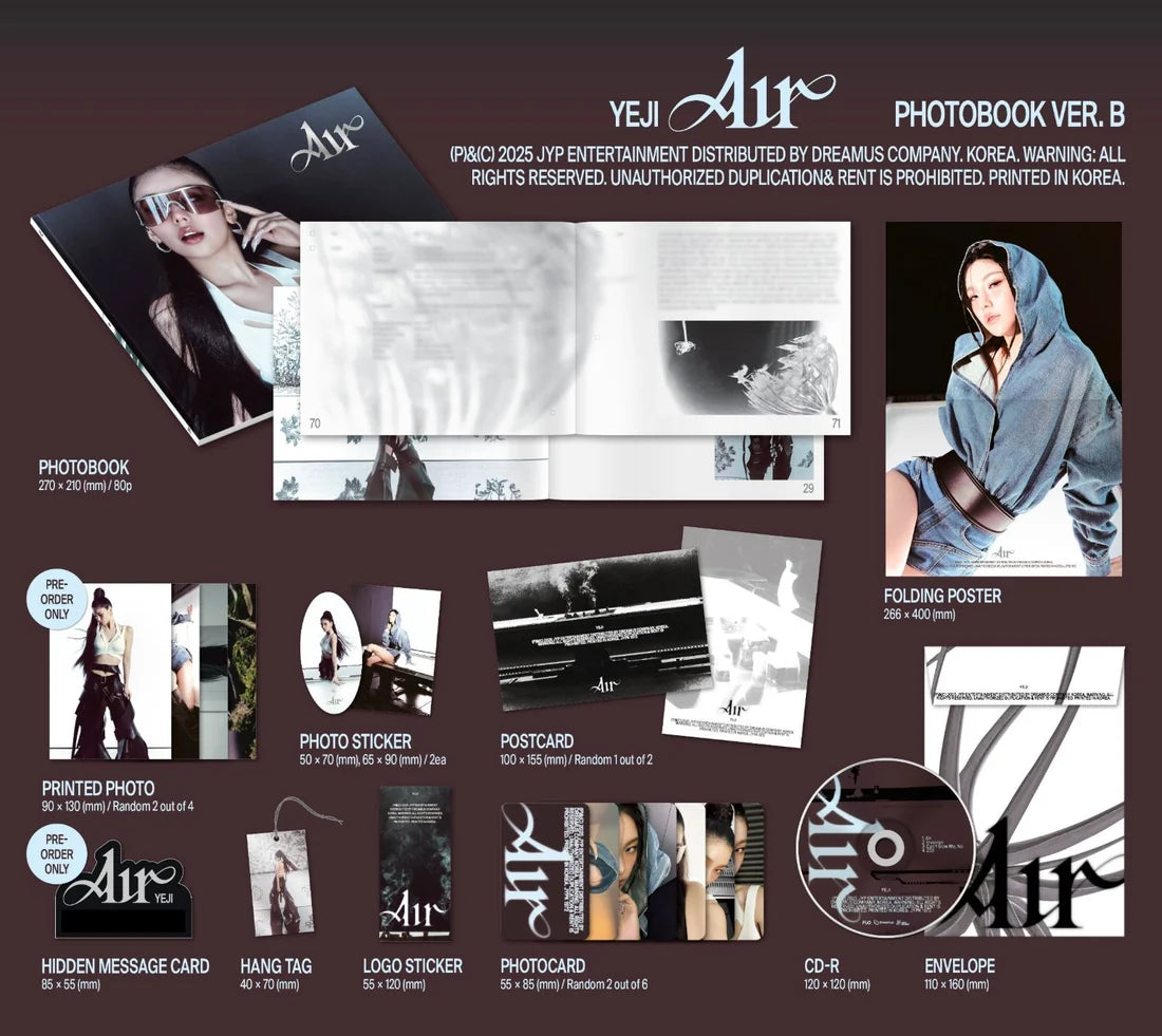 YEJI (ITZY) - AIR (PHOTOBOOK VER.)