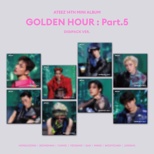 ATEEZ - GOLDEN HOUR PART. 5 digipack ver. [JULY restock]
