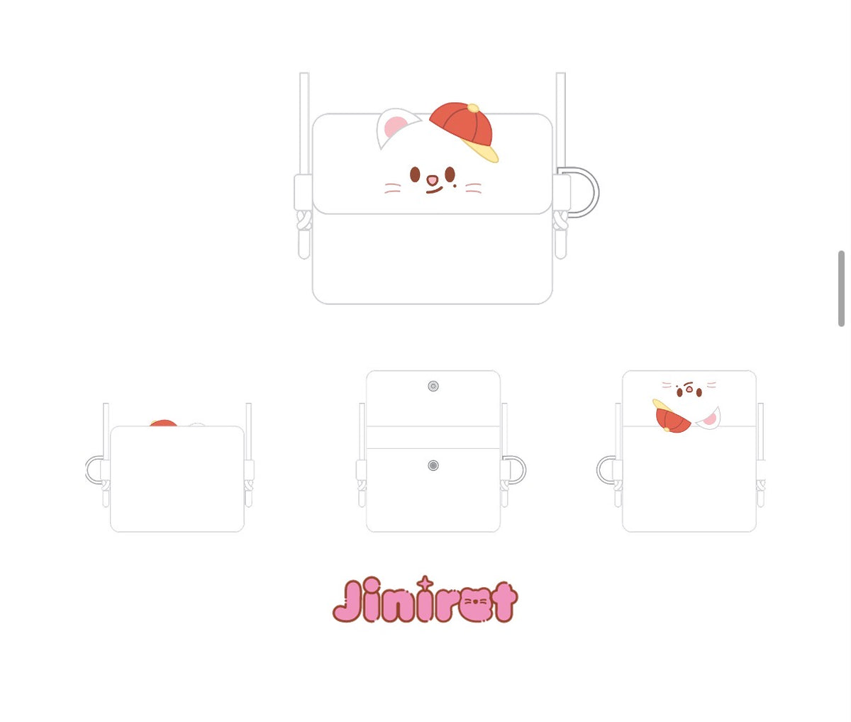 STRAY KIDS - SKZOO X SANRIO CARD WALLET CROSS BAG [OCTOBER restock]