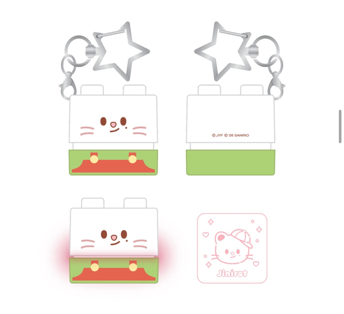 STRAY KIDS - SKZOO X SANRIO SECRET BLOCK STAMP [OCTOBER restock] (random)