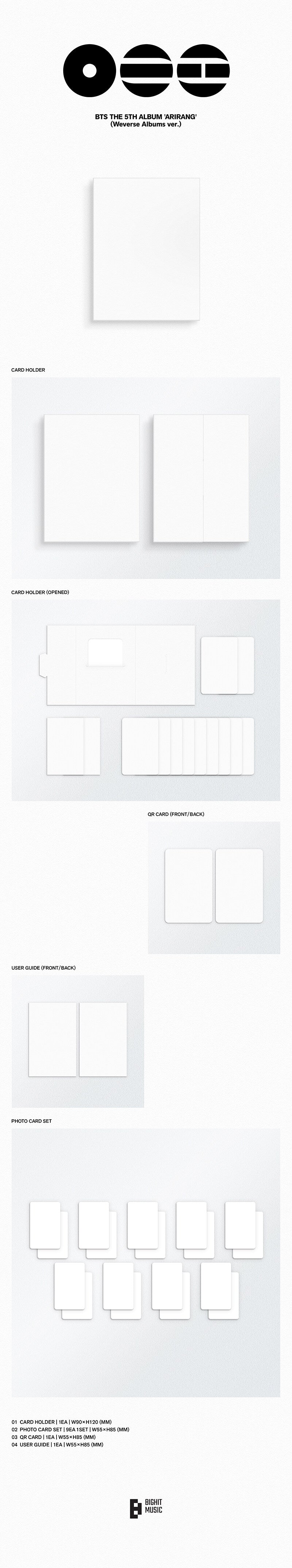 BTS - ARIRANG Weverse Albums Ver.