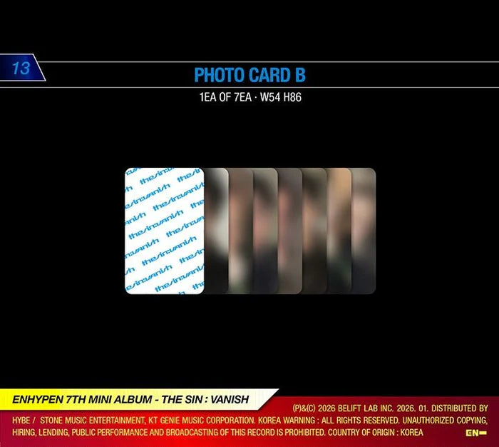 ENHYPEN - THE SIN : VANISH