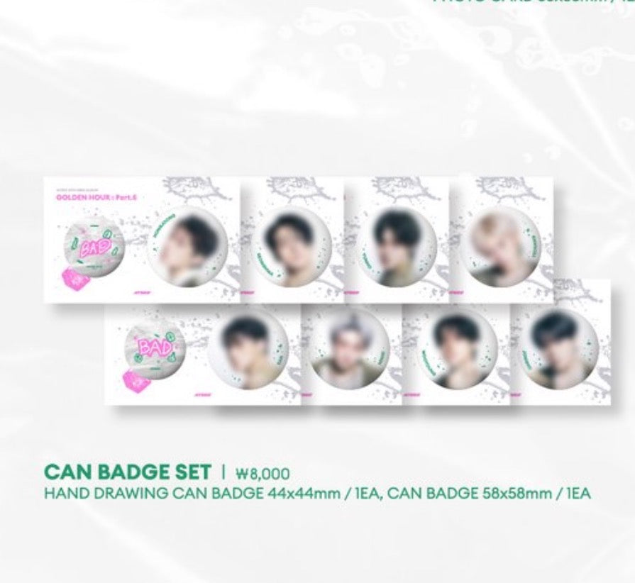 ATEEZ - POP UP CAN BADGE SET (PRE-ORDER)
