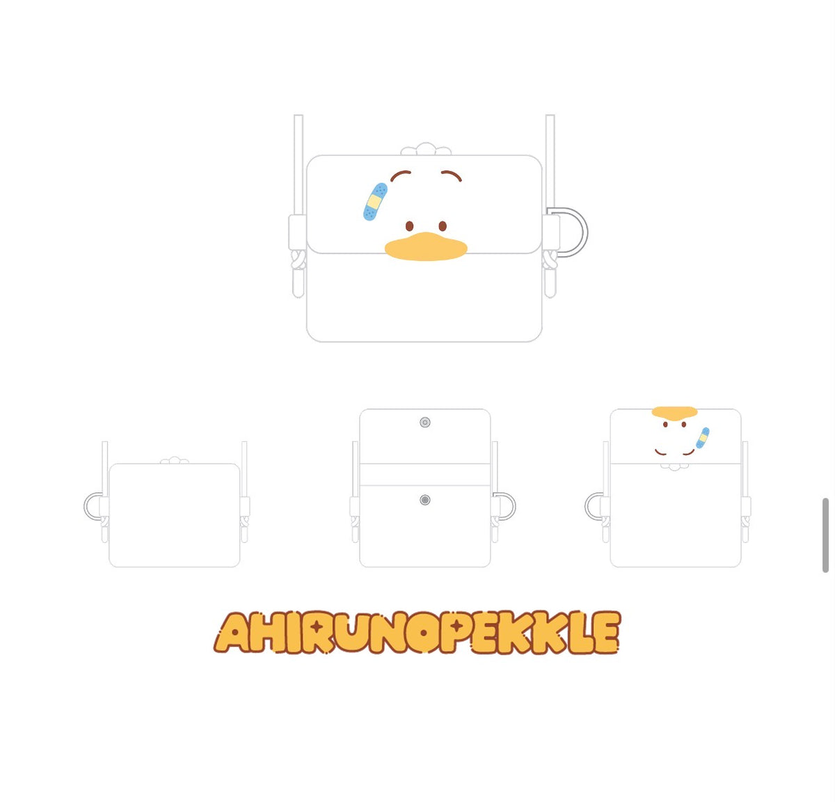 STRAY KIDS - SKZOO X SANRIO CARD WALLET CROSS BAG [OCTOBER restock]