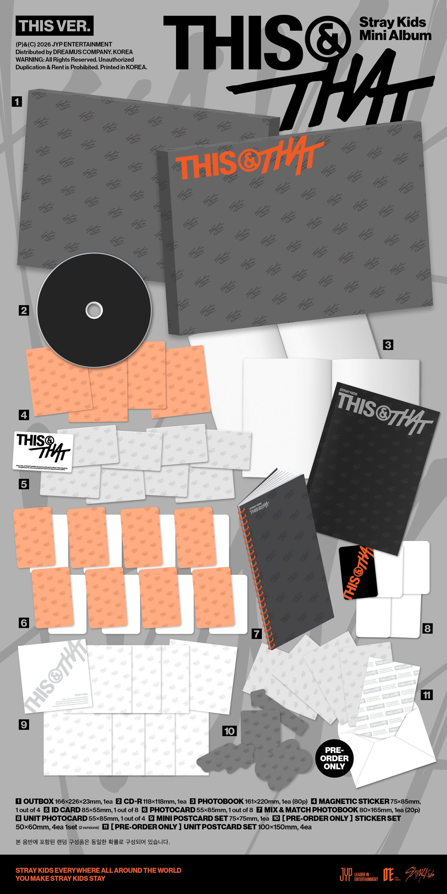 STRAY KIDS - THIS & THAT [THIS VER - THAT VER] (PRE-ORDER)