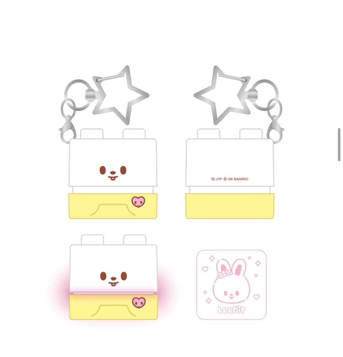 STRAY KIDS - SKZOO X SANRIO SECRET BLOCK STAMP [OCTOBER restock] (random)