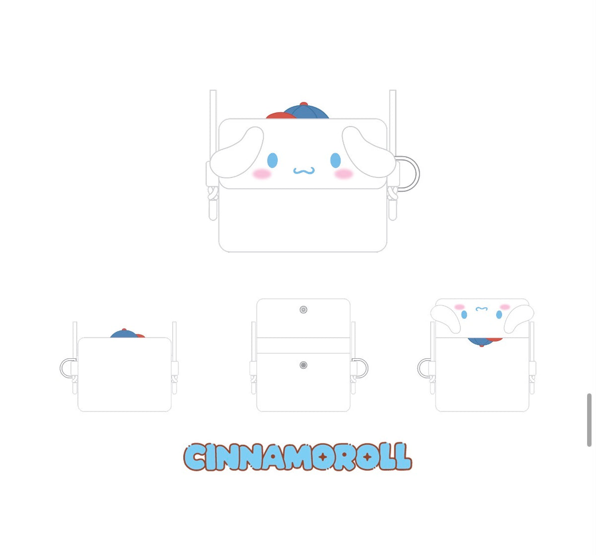 STRAY KIDS - SKZOO X SANRIO CARD WALLET CROSS BAG [OCTOBER restock]