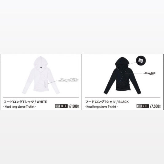 STRAY KIDS - HOOD LONG SLEEVE T-SHIRT