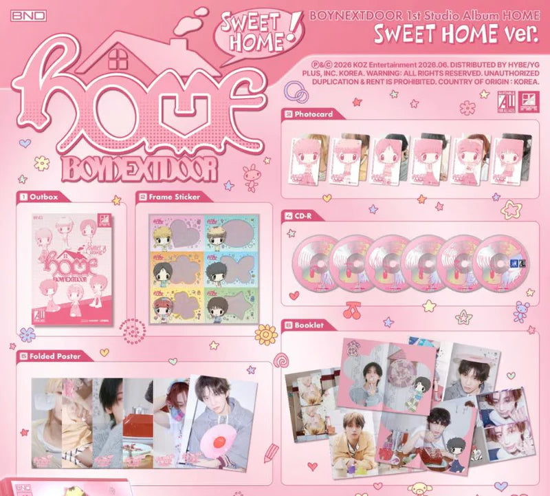 BOYNEXTDOOR - SWEET HOME ver. [PRE-ORDER]