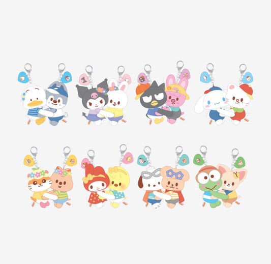 STRAY KIDS - SKZOO X SANRIO HUG PLUSH KEYRING [OCTOBER restock]