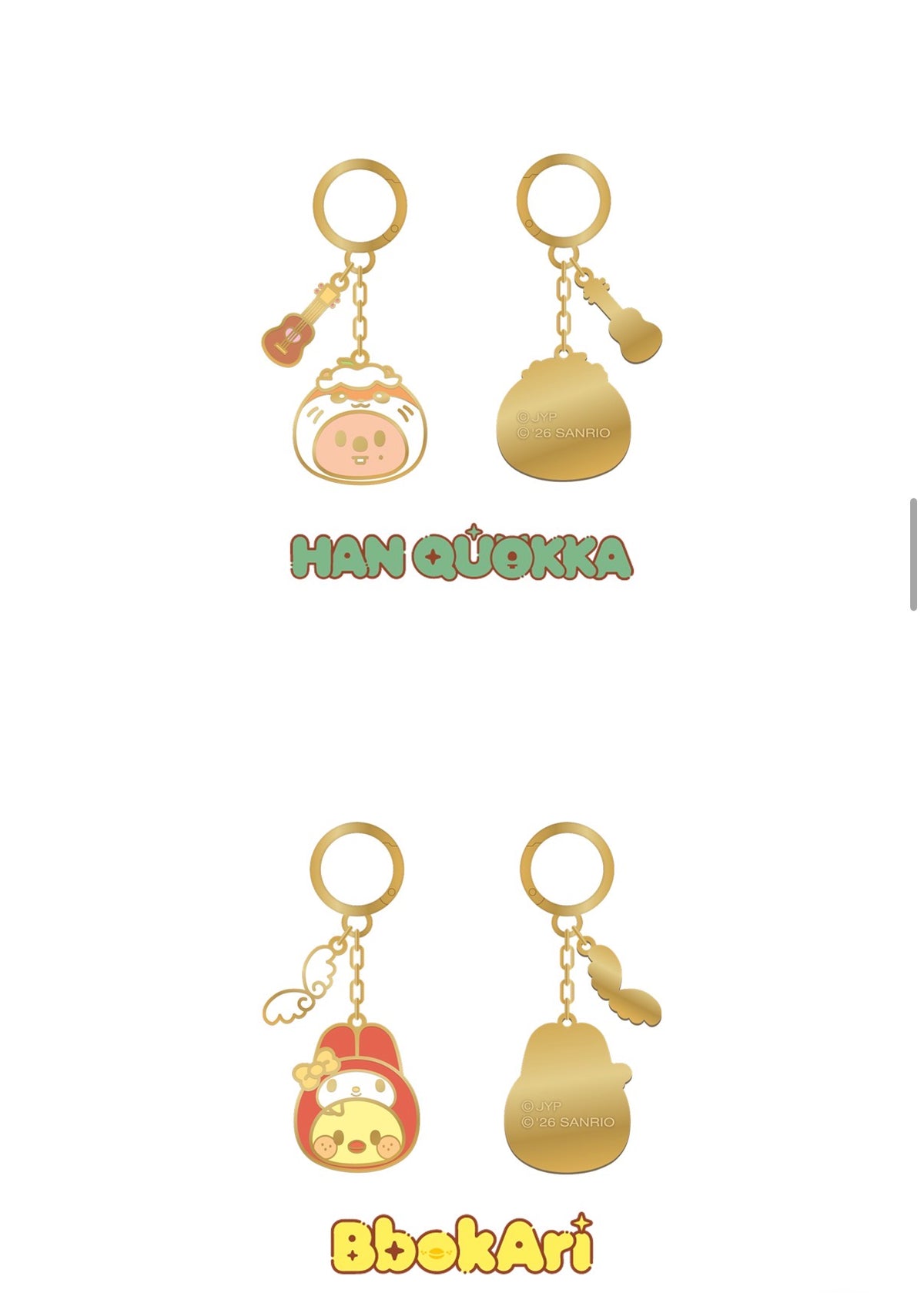 STRAY KIDS - SKZOO X SANRIO METAL KEYRING [ OCTOBER  restock]
