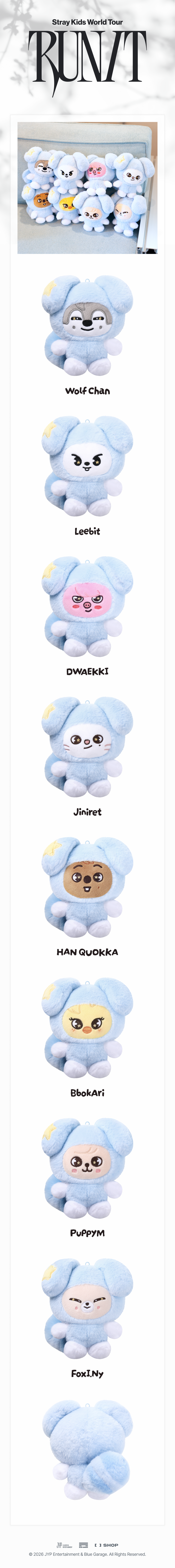 STRAY KIDS - SKZOO PLUSH in TASY
