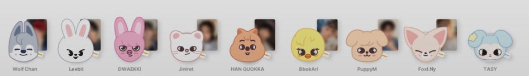 STRAY KIDS - PLUSH MAGNETIC HOLDER