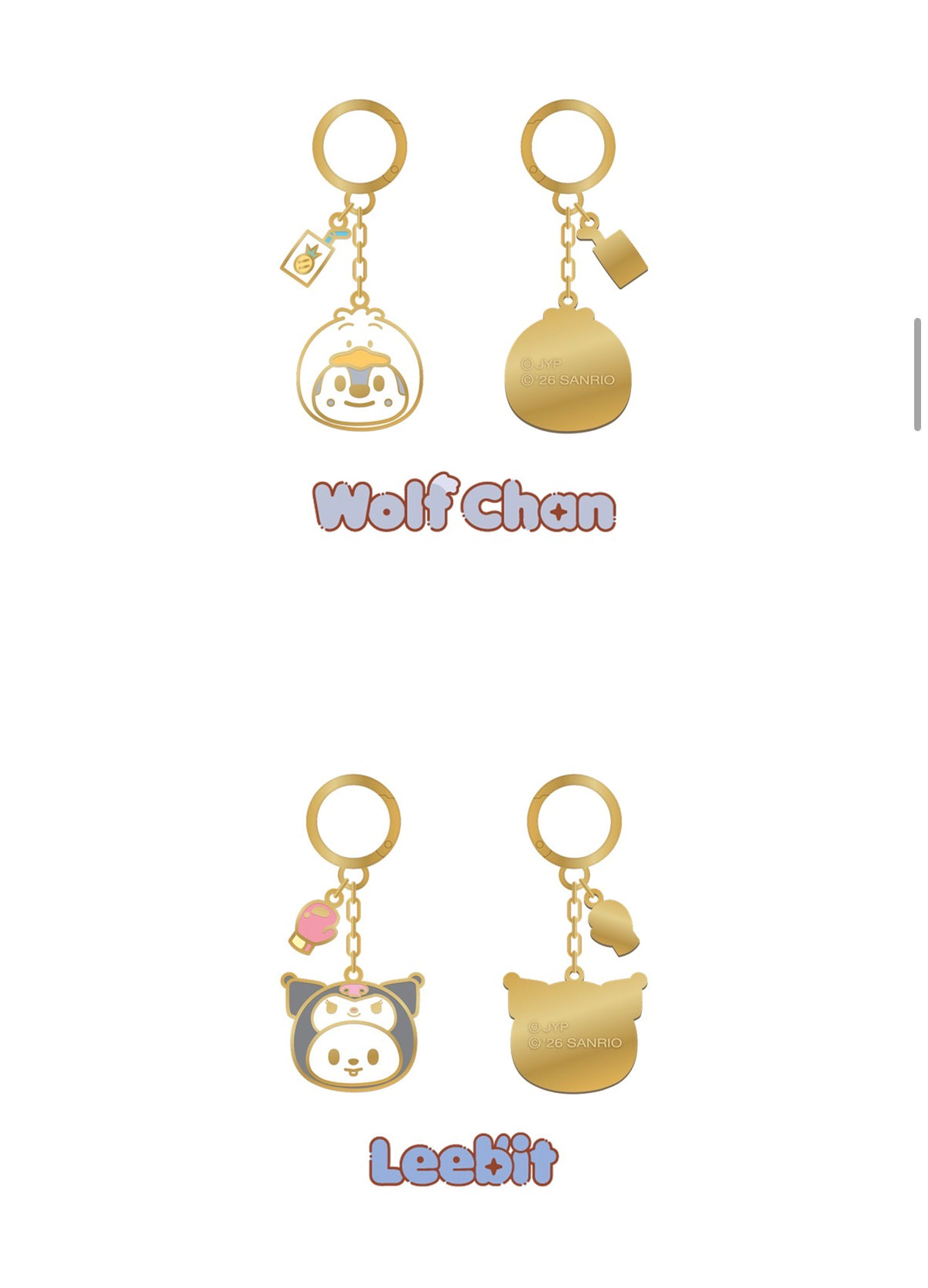 STRAY KIDS - SKZOO X SANRIO METAL KEYRING [ OCTOBER  restock]