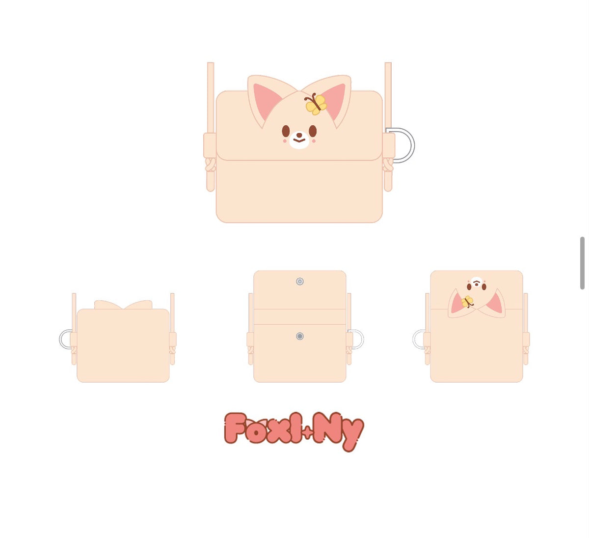 STRAY KIDS - SKZOO X SANRIO CARD WALLET CROSS BAG [OCTOBER restock]