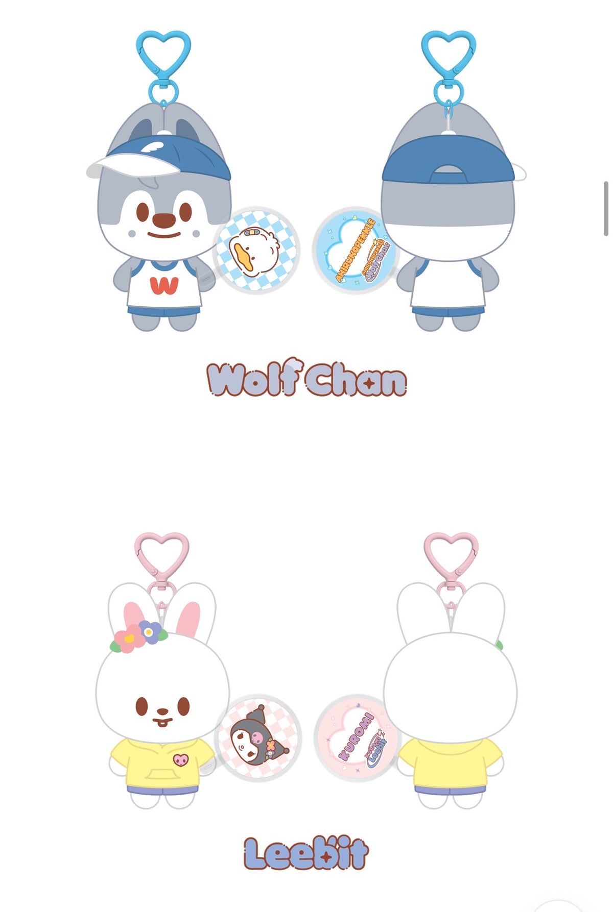 STRAY KIDS - SKZOO X SANRIO CHARACTERS PLUSH MINI PICKET [OCTOBER restock]