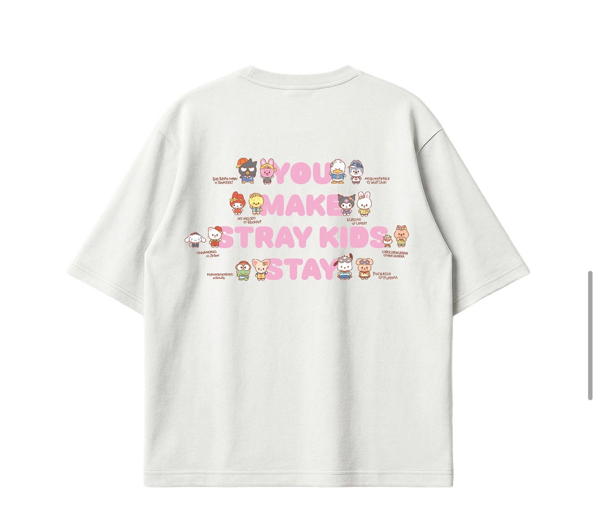STRAY KIDS - SKZOO X SANRIO T-SHIRT [OCTOBER restock]