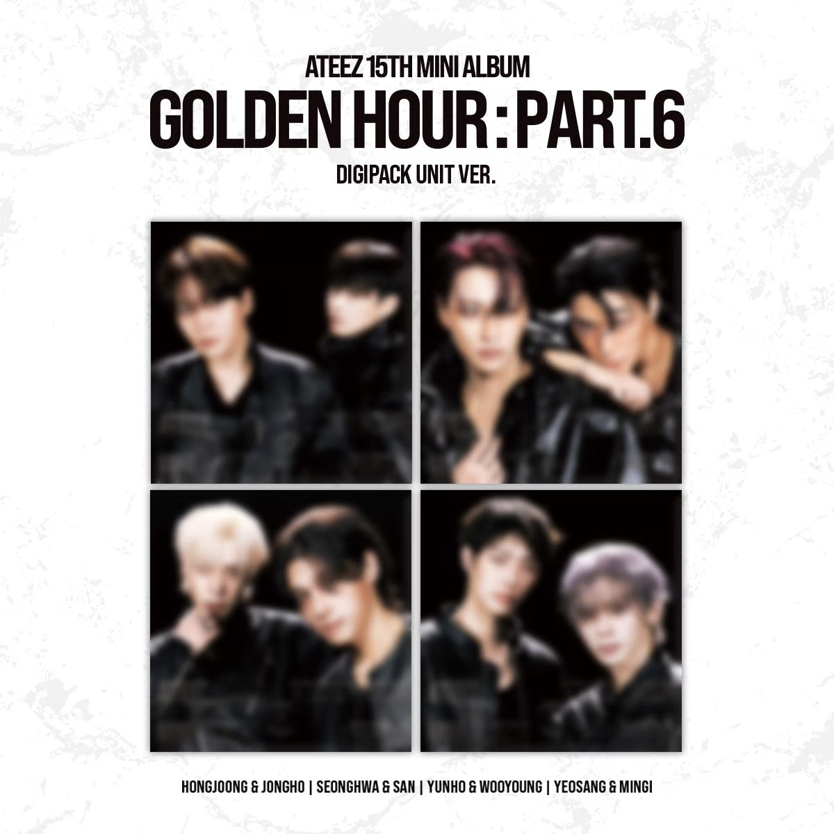 ATEEZ - GOLDEN HOUR : PART 6 DIGIPACK UNIT ver. + MAKESTAR PREORDER GIFT