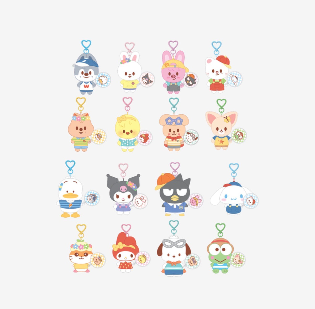 STRAY KIDS - SKZOO X SANRIO CHARACTERS PLUSH MINI PICKET [OCTOBER restock]