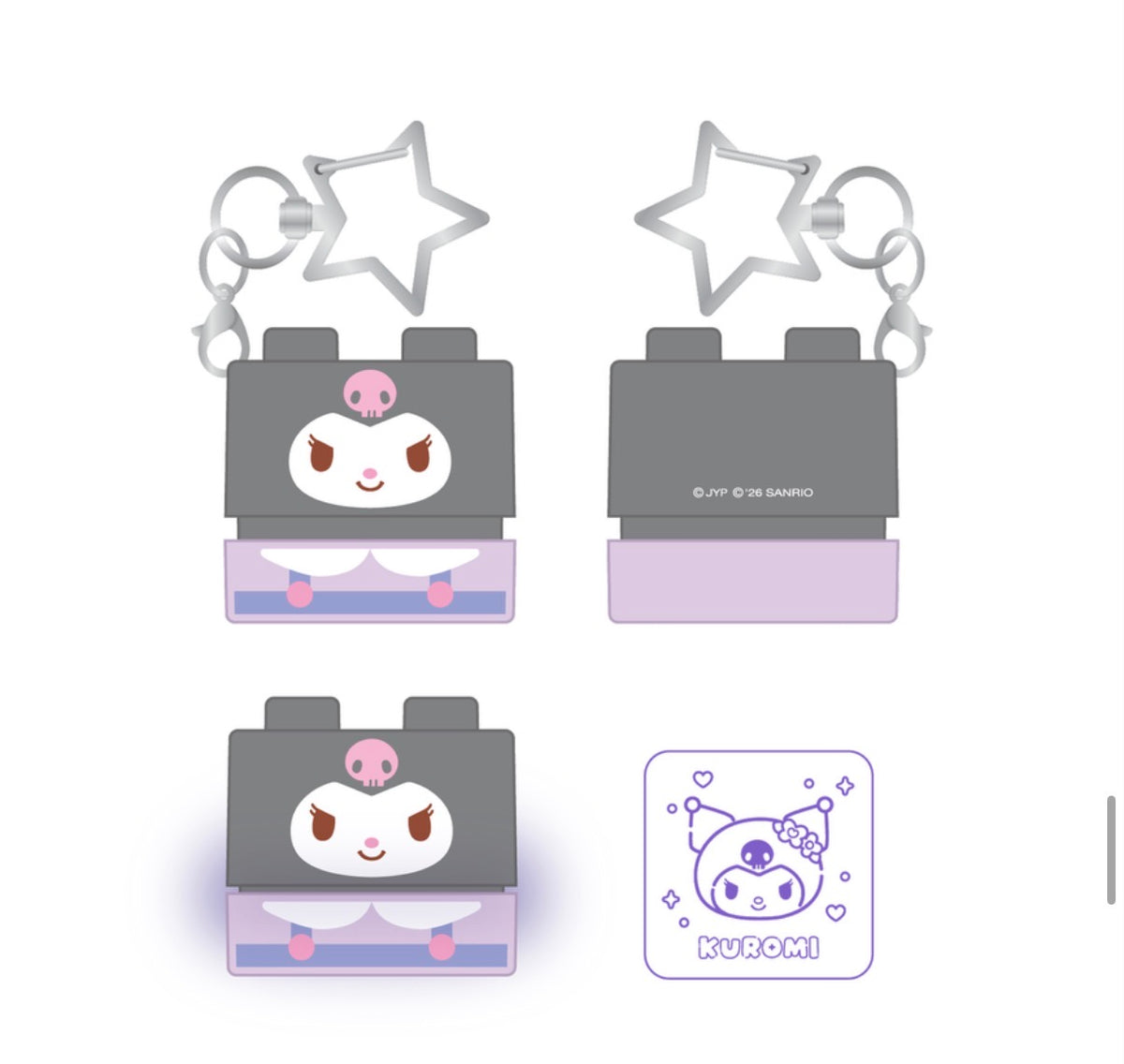 STRAY KIDS - SKZOO X SANRIO SECRET BLOCK STAMP [OCTOBER restock] (random)